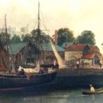 Painting of Arundel port history