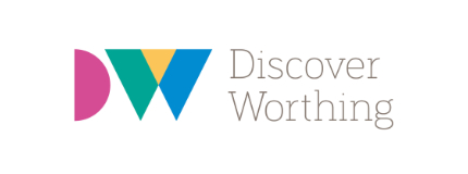 discover worthing logo