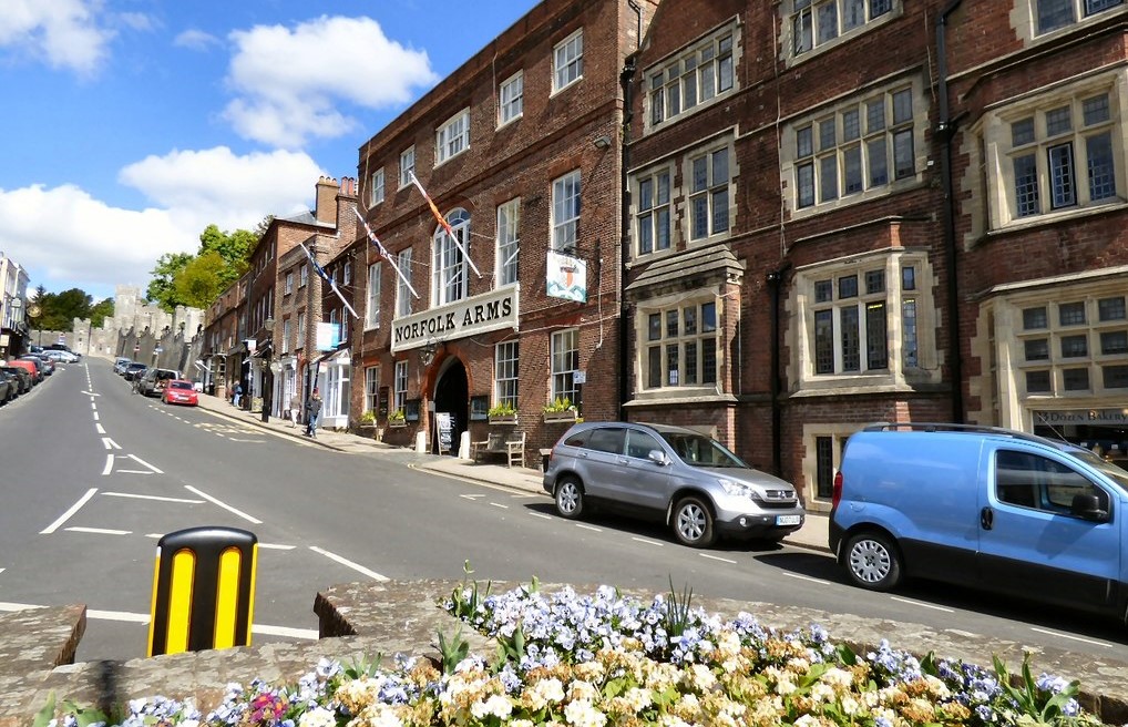 View up Arundel high street