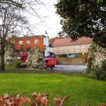 Remains of the friary next to the Post Office