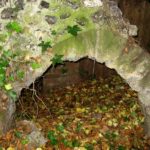 Remains of a buried doorway in the Northern range of the Dominican friary, next to the Post Office.