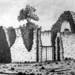 Sketch of the Dominican Friary by unknown artist - c1743