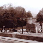 The newly rebuilt Bridge, with the Dominican Friary in the background. - c1936