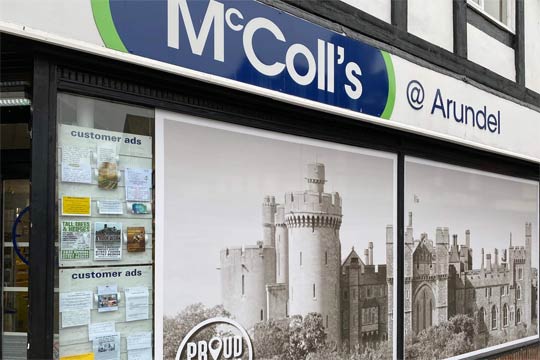 Mccolls newsagency Arundel