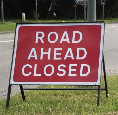 Road-ahead-closed-sign