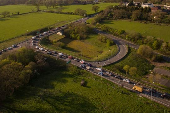 Arundel traffic jam