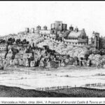 Arundel castle and Town by Wenceslaus Hollar c1644