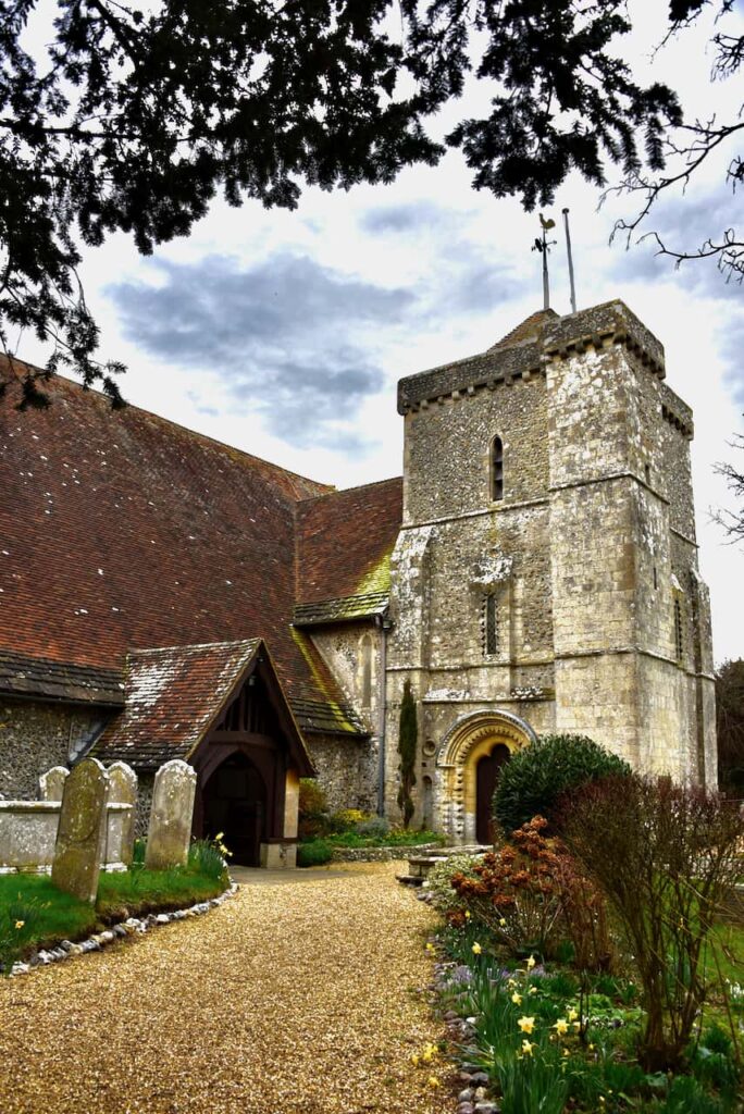 path leading to church door