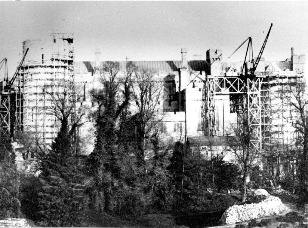 Black & white Rebuilding Arundel Castle Arundel Museum Exhibition